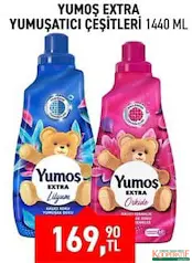 YUMOŞ EXTRA YUMUŞATICI ÇEŞİTLERİ 1440 ML fiyat ve kampanya bilgisi